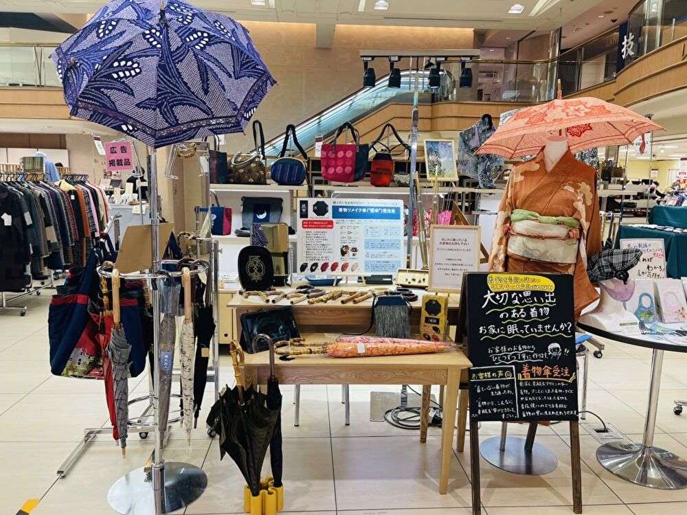 本年最初は、仙台三越本館7階にて　傘専門店かさはな